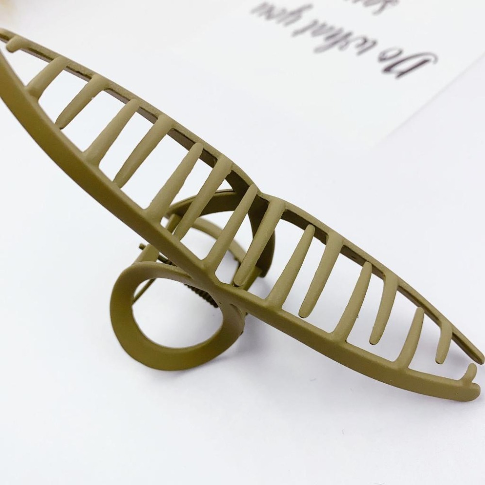 🔥菲雪飾品🔥磨砂 交叉一字 鯊魚夾 髮夾 髮飾 抓夾 馬尾夾-細節圖5