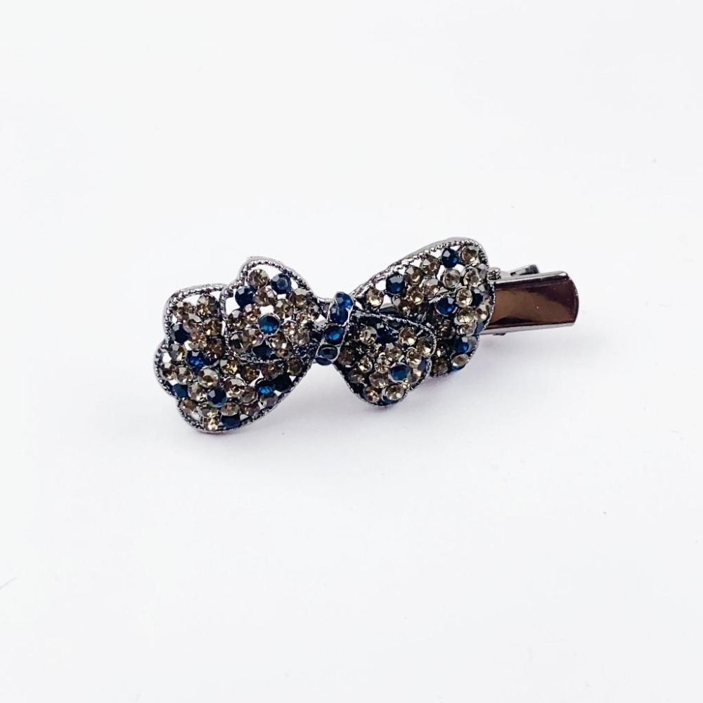 🔥菲雪飾品🔥滿鑽 蝴蝶結造型 髮飾 邊夾 瀏海夾 髮夾(共3色)-細節圖6