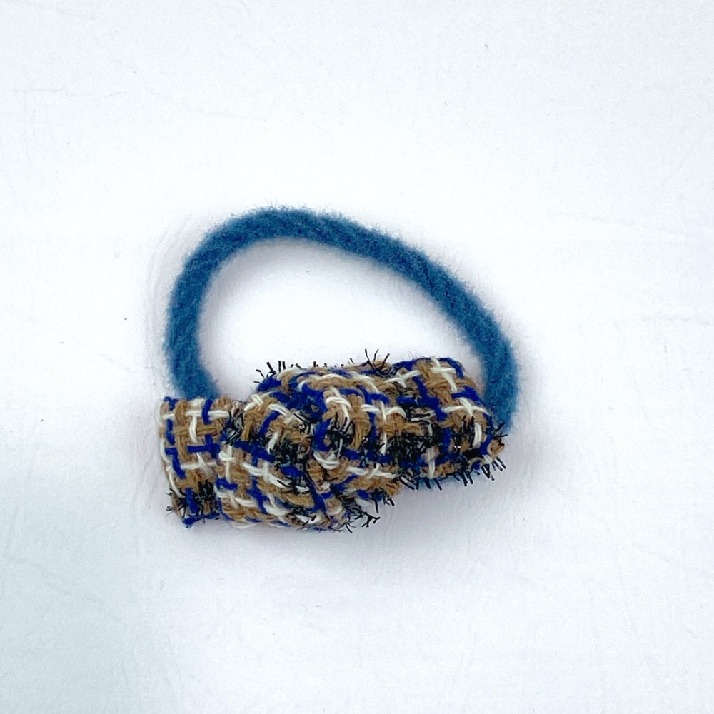 🔥菲雪飾品🔥復古 韓版 蝴蝶結 扭結 髮圈 簡約 飾品 絨毛 馬尾 丸子頭 髮飾(共5色)-規格圖4