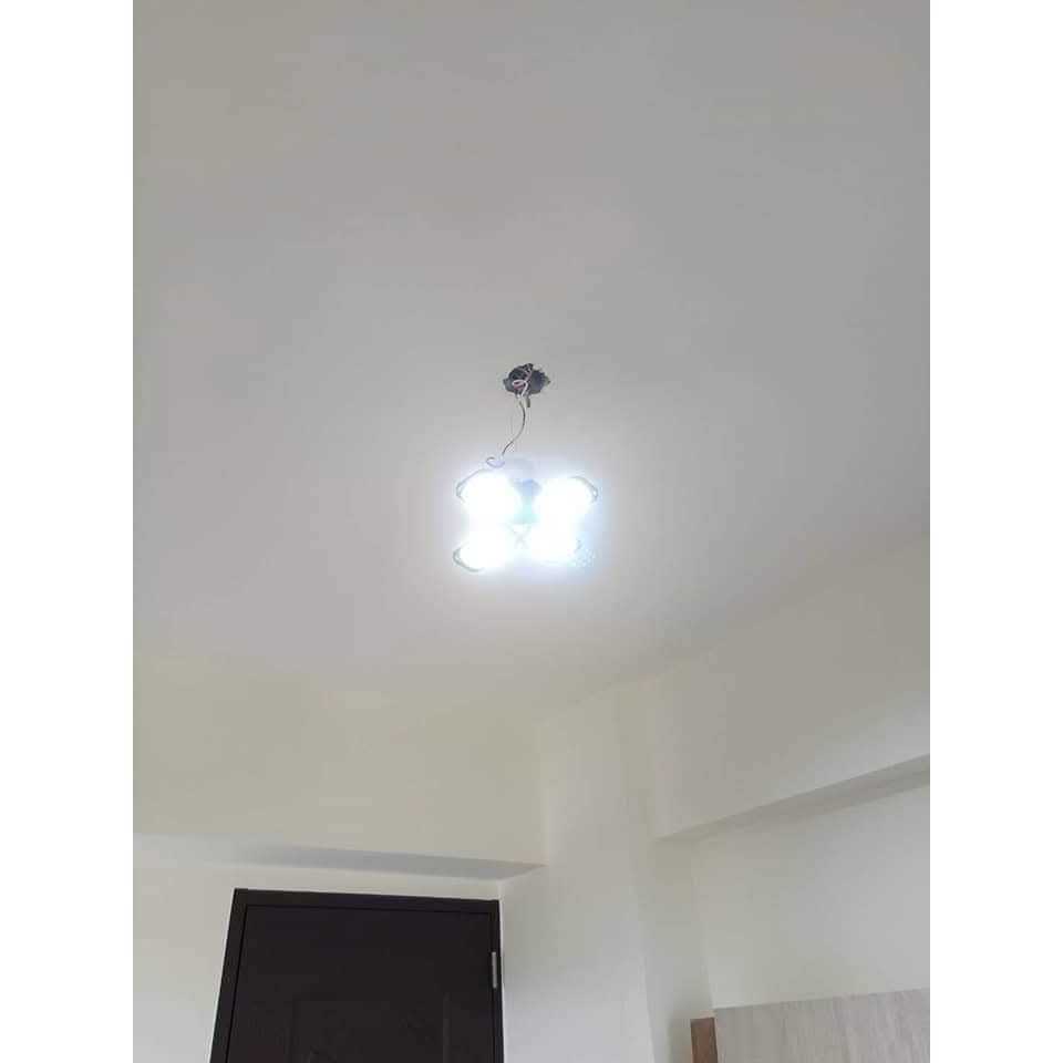 60w LED 折疊變形燈泡四葉燈摺疊燈工礦車庫燈露營燈白光款amazon外貿款/72h台灣出貨驅動升級延壽有檢查-細節圖8