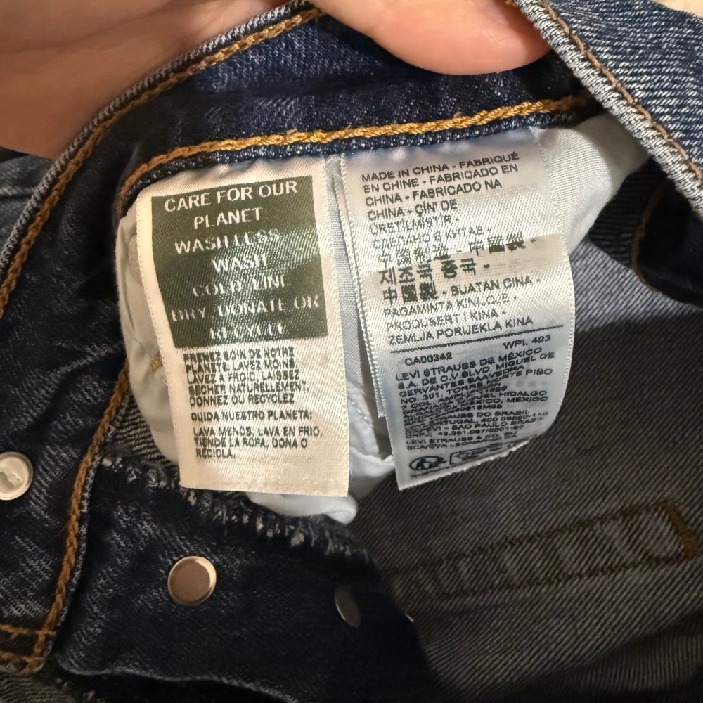 Levi’s Ribcage Straight Ankle 28腰牛仔褲-細節圖7