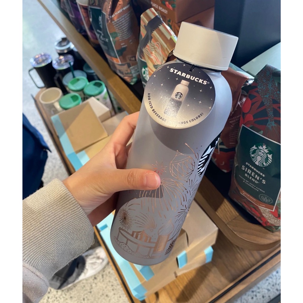 Starbucks星巴克golden night煙花變色保溫瓶-細節圖6