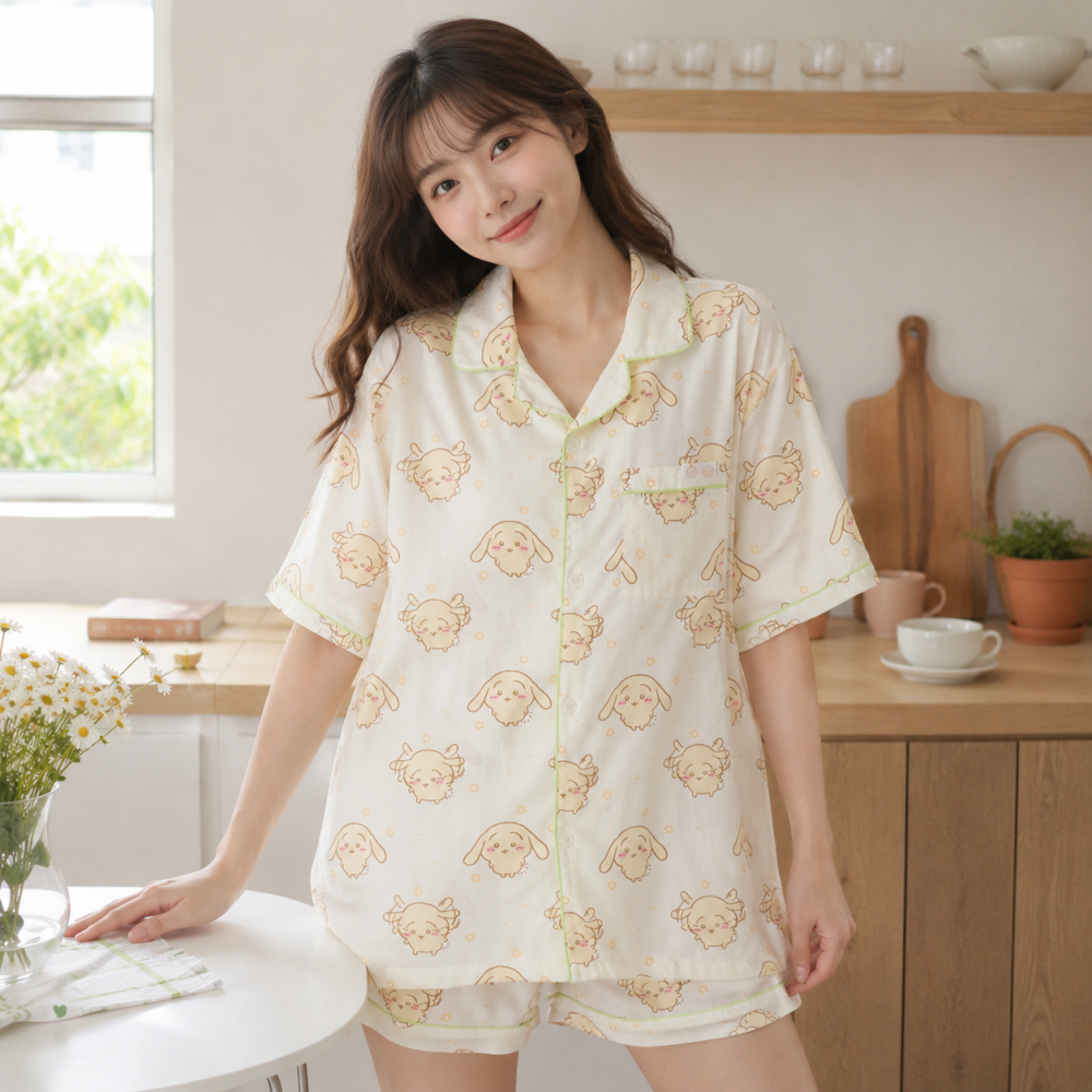 SPAO x 吉伊卡哇 短袖睡衣套組-細節圖4