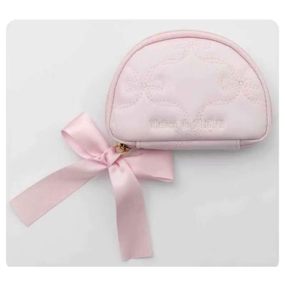 🇯🇵 Maison de FLEUR 🎀 浪漫婚紗系列緞帶寶石緹花手拿包 maison de fleur 寶石包-規格圖7