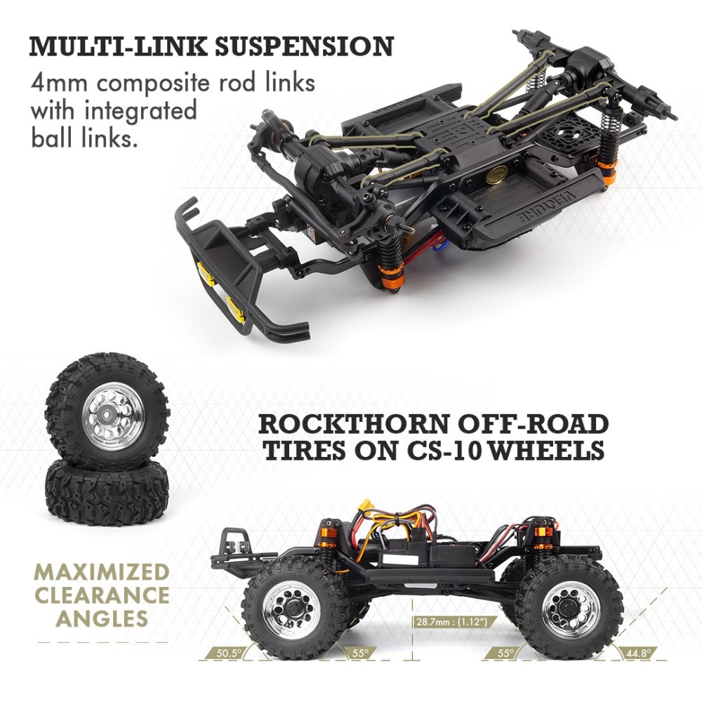 【酷輪坊】HPI VENTURE18 1985 Toyota Hilux RTR 1/18攀岩車（有刷 /無刷）-細節圖3