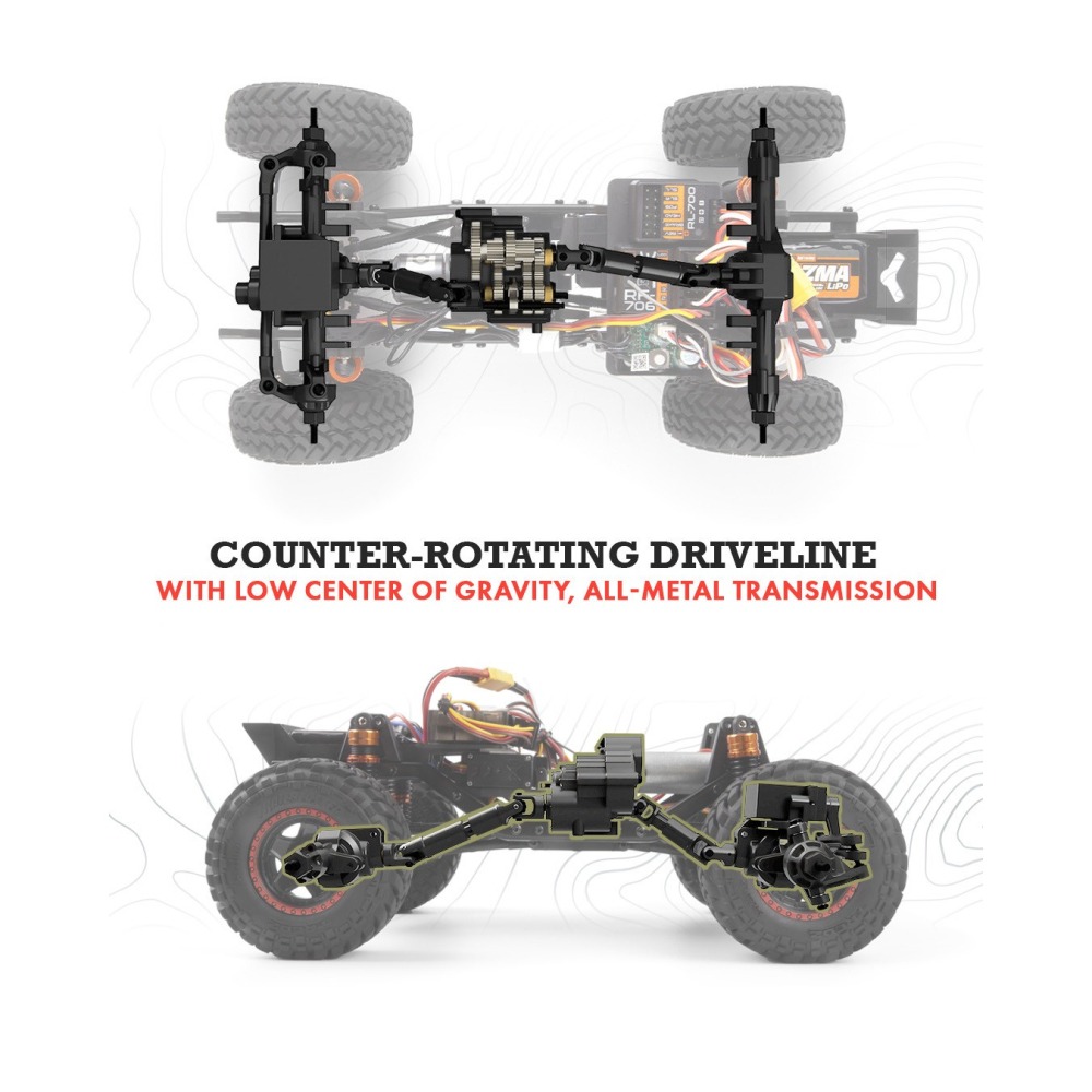 【酷輪坊】HPI VENTURE18 U4 FORD BRONCO RTR 1/18 卡車（無刷，綠 / 紅色）-細節圖6