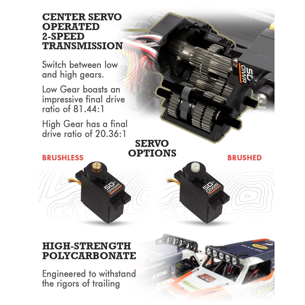 【酷輪坊】HPI VENTURE18 U4 FORD BRONCO RTR 1/18 卡車（無刷，綠 / 紅色）-細節圖7