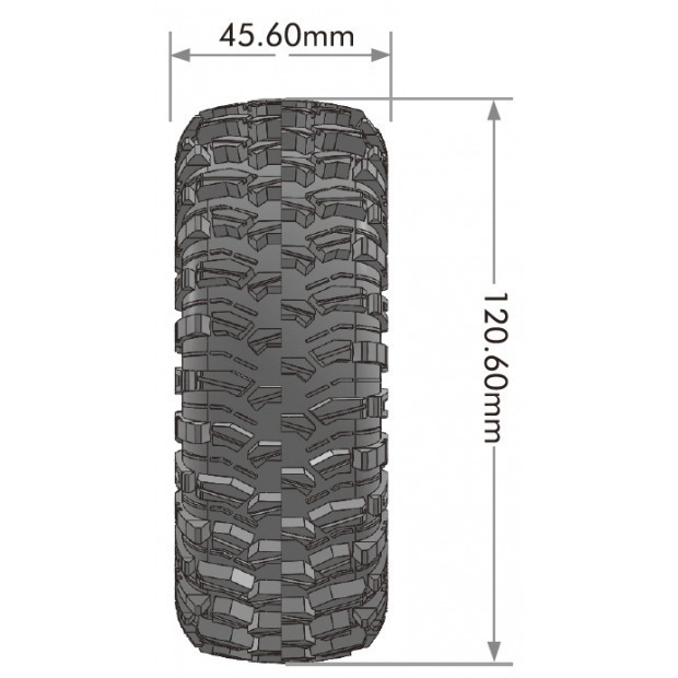 【酷輪坊】LOUISE 1.9吋 ENDURO / GRAVESTAGE / SIXGEAR攀岩胎 120mm（4個）-細節圖9
