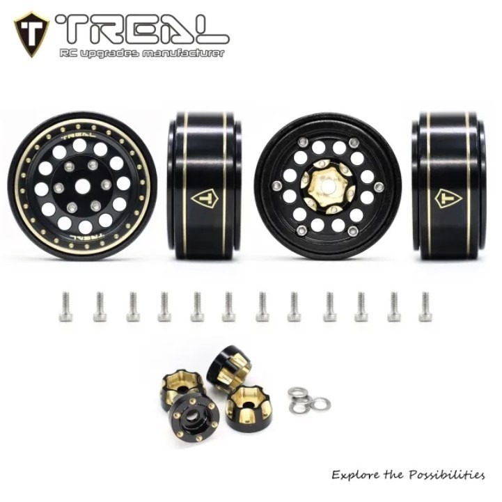 【酷輪坊】TREAL 1.0吋 銅配重輪框（4個）-細節圖3