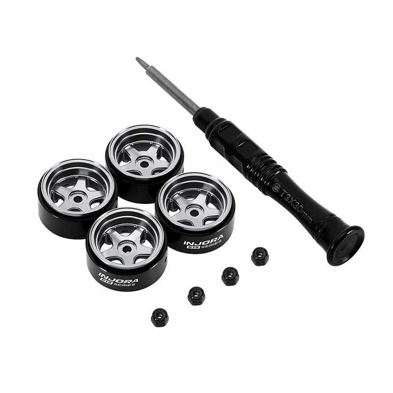 【酷輪坊】INJORA 0.7吋 鋁合金輪框 D18款 for SCX30（4個）-細節圖4