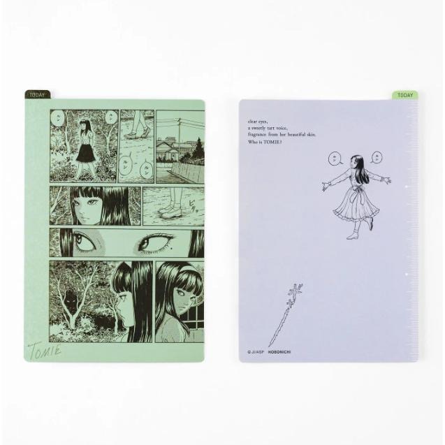 ［現貨］2026 HOBO 日手帳 墊板 伊藤潤二 富江 Tomie-細節圖2