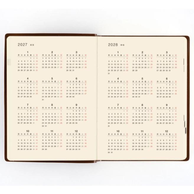 ［現貨 官網完售］ 2026 HOBO 日手帳 A6 五年日記 5年手帳 附禮盒 小本-細節圖6