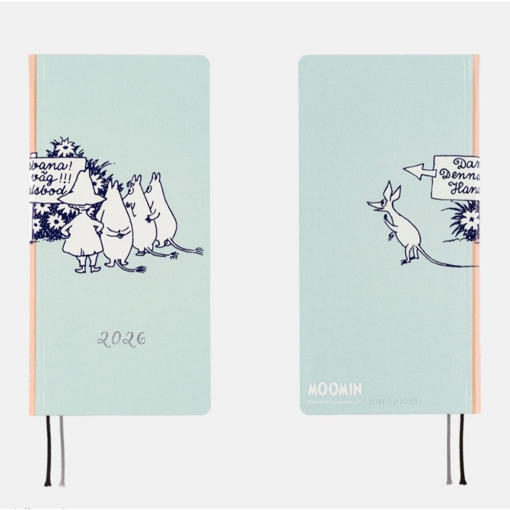 ［現貨］2026 HOBO 日手帳 weeks Moomin 姆明 前往露天舞池 週記事 週誌 嚕嚕咪-細節圖2