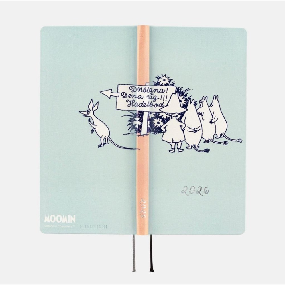 ［現貨］2026 HOBO 日手帳 weeks Moomin 姆明 前往露天舞池 週記事 週誌 嚕嚕咪-細節圖3