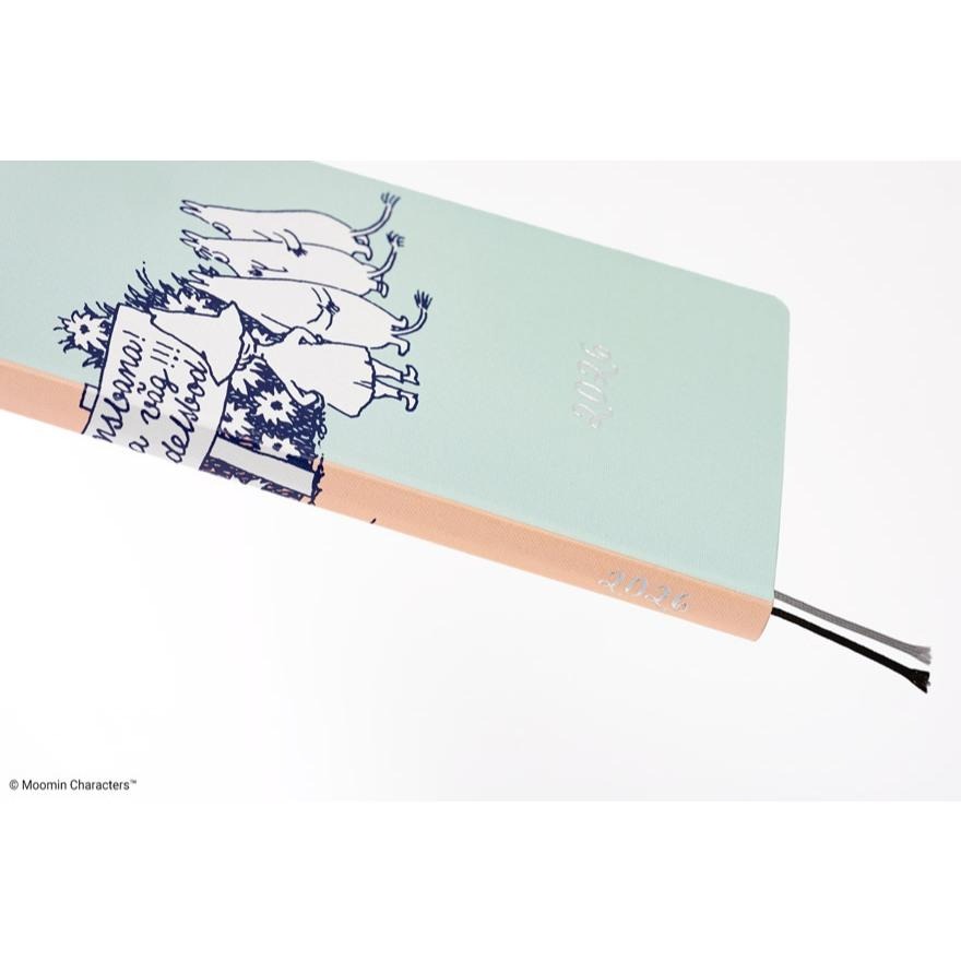 ［現貨］2026 HOBO 日手帳 weeks Moomin 姆明 前往露天舞池 週記事 週誌 嚕嚕咪-細節圖8