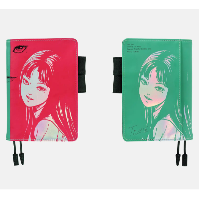 現貨］2026 HOBO 日手帳 A6 伊藤潤二 富江 冷笑 Smirk 小本-細節圖2