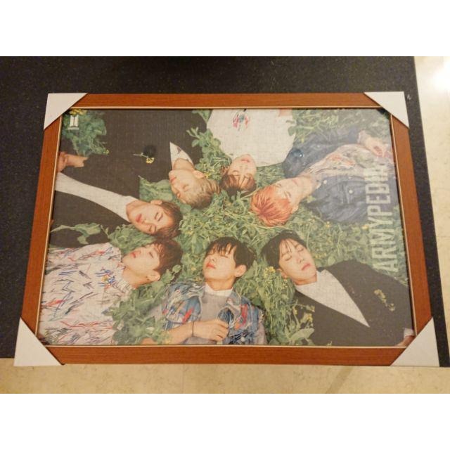 【現貨不必等】108片拼圖 專用木框 18.2公分X 25.7公分  相片框 拼圖框 證件框 18.2x25.7公分-規格圖2