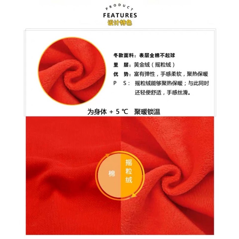 【材質好不過敏】《口袋款裝紅包》繁體字吉祥話 過年小朋友兒童拜年衣［恭喜發財紅包拿來］加絨純棉小孩長袖上衣-細節圖3