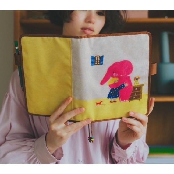 👉9月出貨 👈HOBO 2027年 A5 書衣 大象重逢 衝評價 挑戰最便宜!-細節圖3
