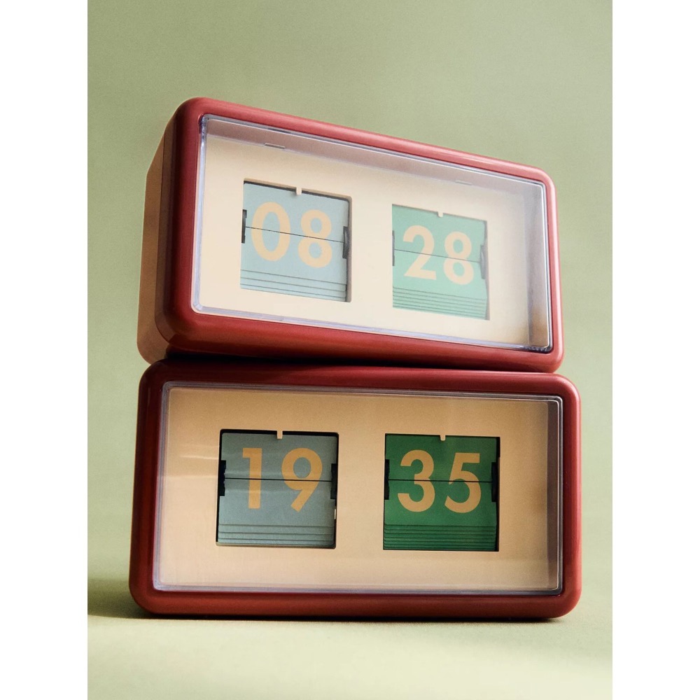 【現貨】✨ZARA HOME翻頁鐘/時鐘/自動翻頁鐘/ZaraHome/TWEMCO/禮物/入厝禮-細節圖2