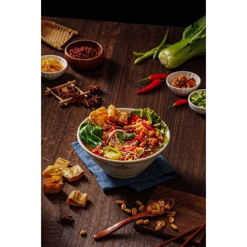 【愛淘購物】大瑪 螺螄粉 袋裝279g 碗裝234g（全素）大瑪南洋蔬食 螺絲粉 柳洲風味-細節圖7