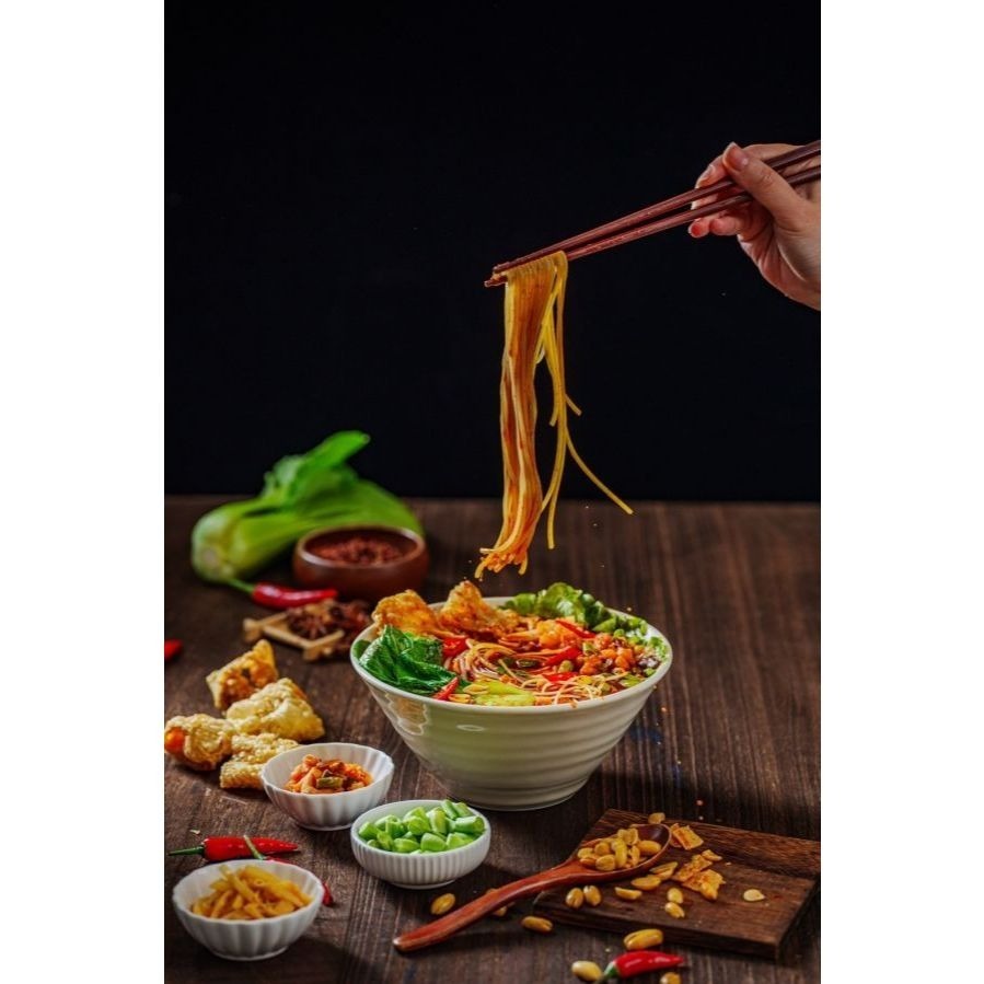 【愛淘購物】大瑪 螺螄粉 袋裝279g 6入禮盒裝（全素）大瑪南洋蔬食 螺絲粉 柳洲風味-細節圖6