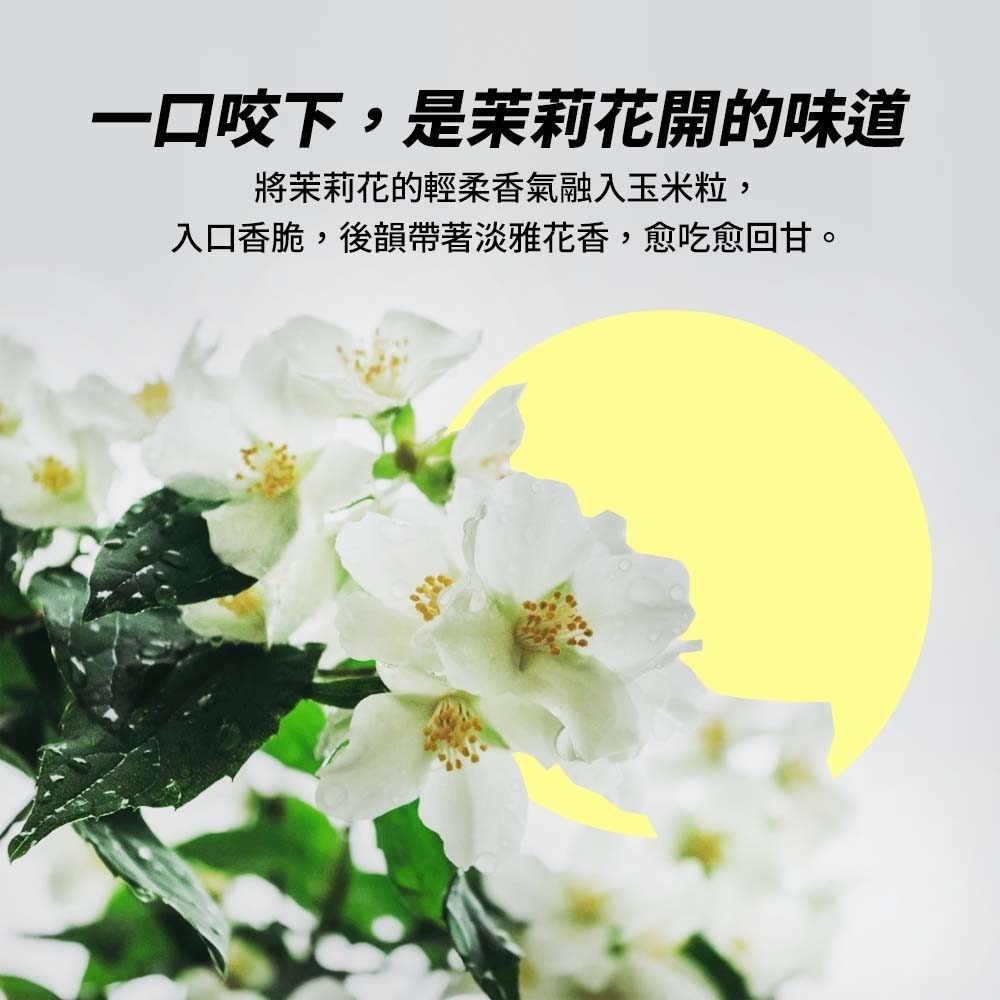 【愛淘購物】經脆脆 玉米粒 烤玉米 茉莉花風味15g 全素 玉米 玉米粒 茉莉花 素食零食 素食餅乾-細節圖5