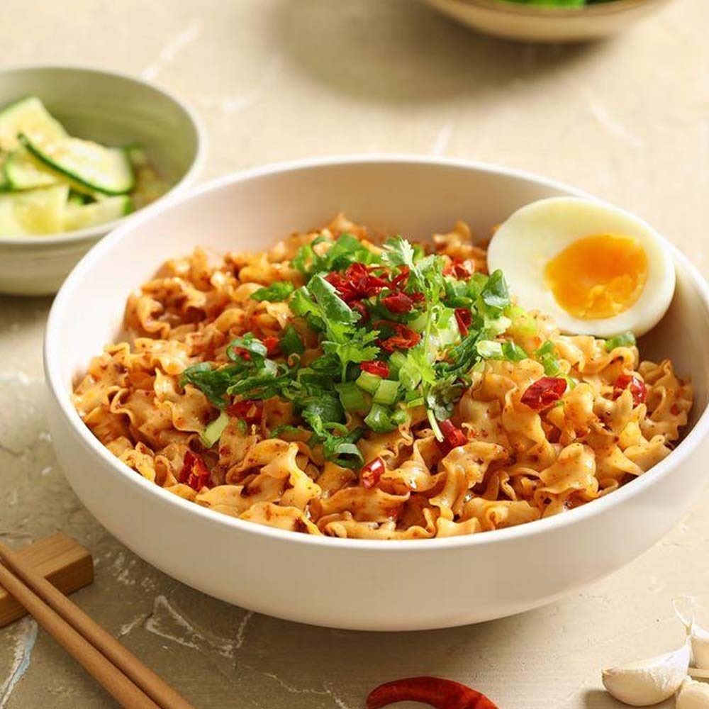 【愛淘購物】海底撈 麻辣乾拌麵 4包入 海底撈拌麵 乾麵 拌麵 快煮麵 泡麵 乾拌麵-細節圖8