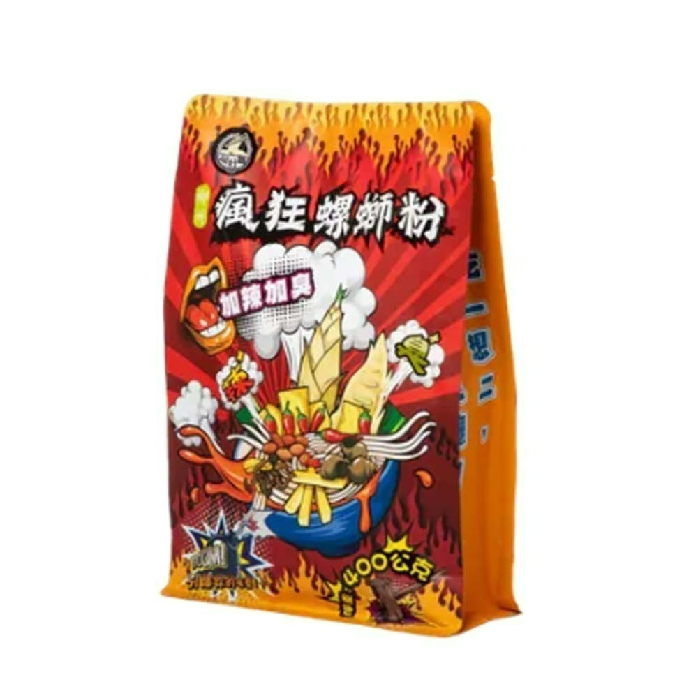 【愛淘購物】螺螄粉 瘋狂侏螺紀 免煮螺螄粉 350g 瘋狂螺螄粉 經典原味 加辣版 沖泡即食 米粉 履歷花生-規格圖4