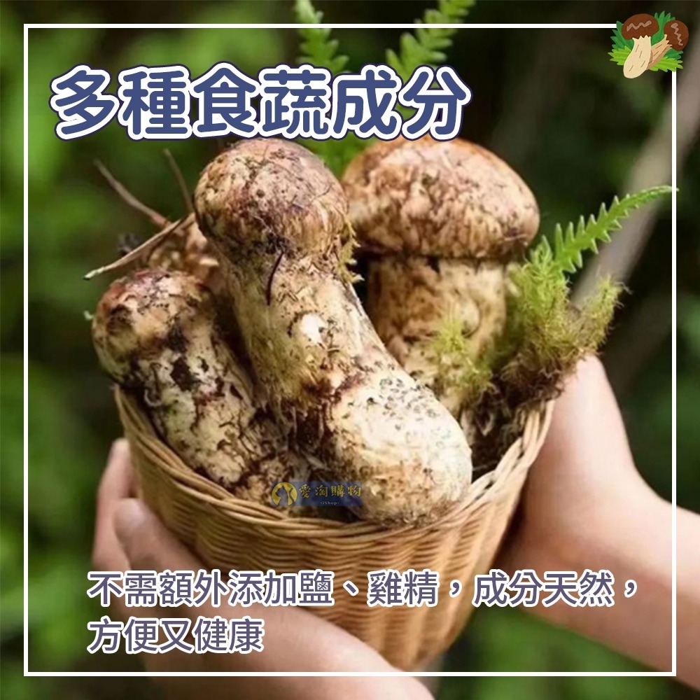 【愛淘購物】松鮮鮮 松茸調味料 全素 調味品 100g 炒菜 煲湯 0添加可替代雞精 鹽-細節圖4