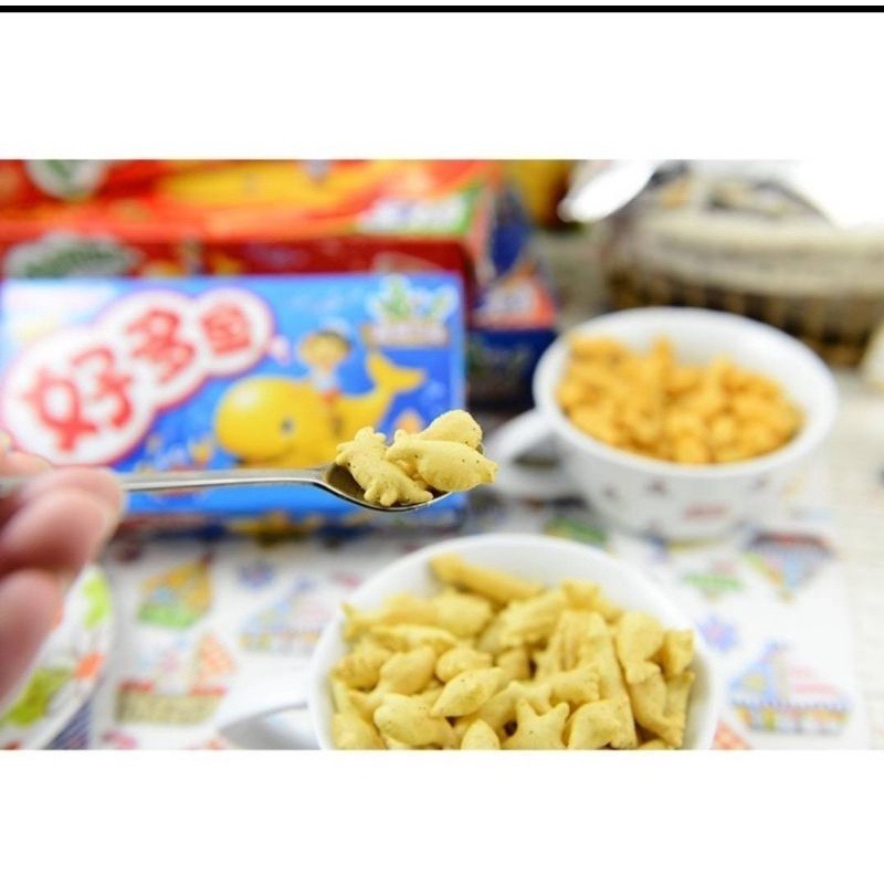 【愛淘購物】韓國ORION好麗友 好多魚餅乾90g台灣現貨 小餅乾 零食-細節圖3