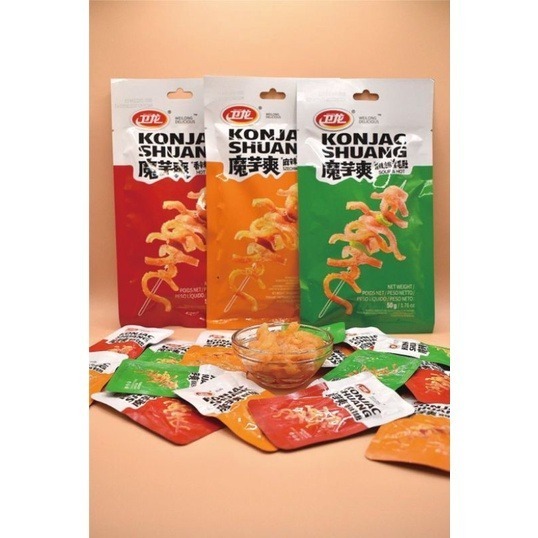 【愛淘購物】衛龍 魔芋爽 風吃海帶 麻辣 香辣 酸辣 盒裝 台灣專版台灣現貨 魔芋 零食-細節圖6