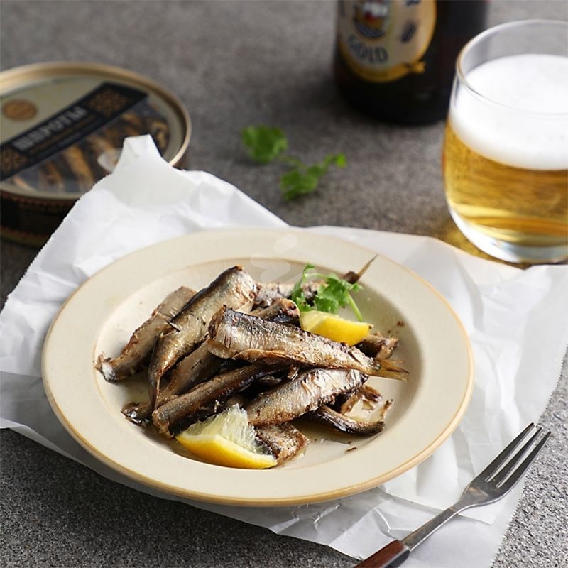 【愛淘購物】俄羅斯煙燻西鯡魚罐頭 160g 魚罐頭煙燻魚罐頭 開罐即食 下酒菜-細節圖5