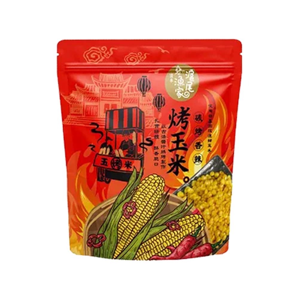【愛淘購物】滬尾漁家烤玉米 碳烤醬香風味 袋裝120g 烤玉米 玉米粒 甜玉米 零食 餅乾-細節圖8