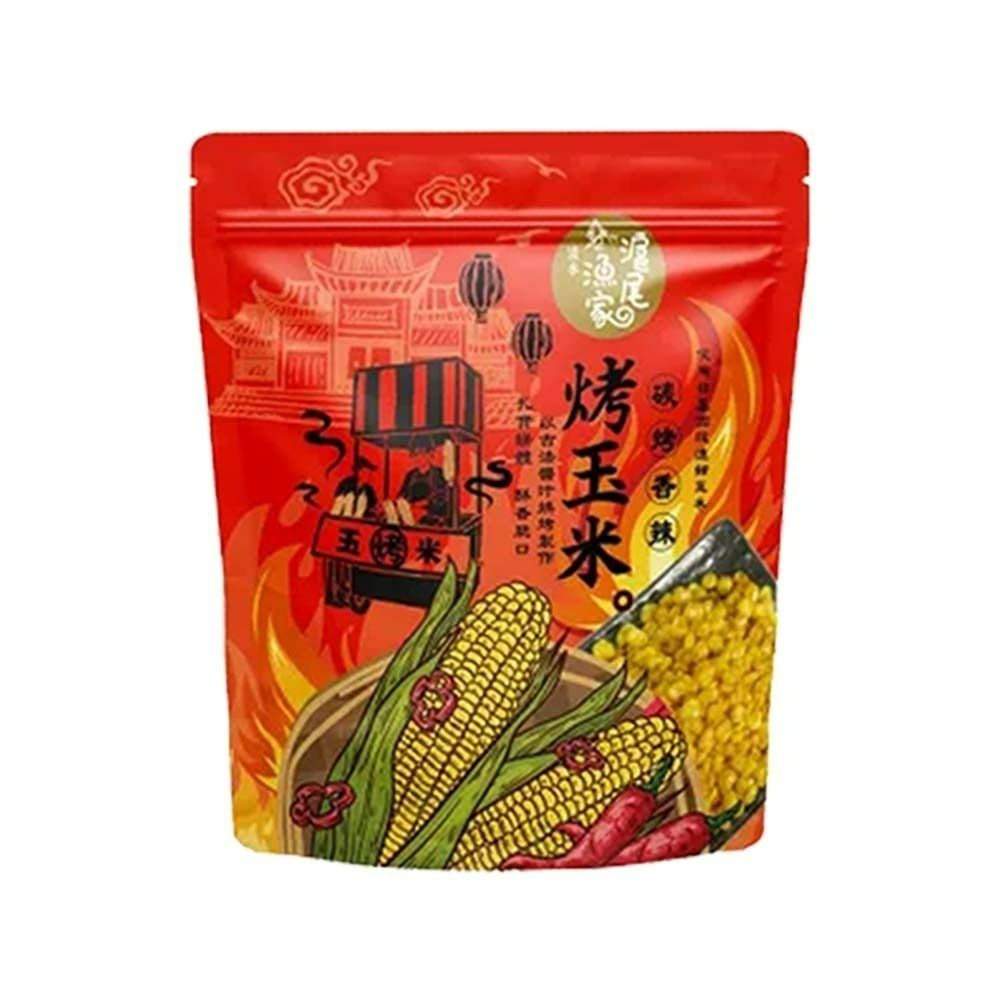 【愛淘購物】滬尾漁家烤玉米 碳烤醬香風味 袋裝120g 烤玉米 玉米粒 甜玉米 零食 餅乾-細節圖8