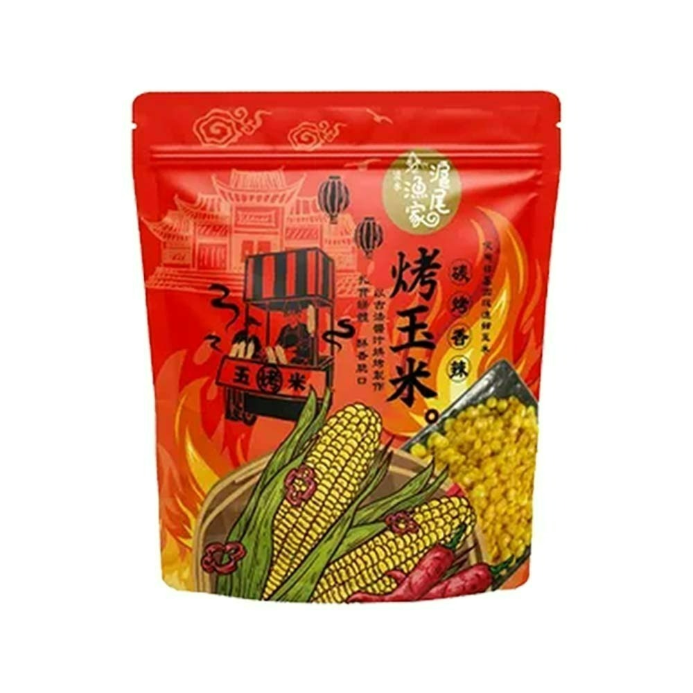 【愛淘購物】滬尾漁家烤玉米 碳烤醬香風味 袋裝120g 烤玉米 玉米粒 甜玉米 零食 餅乾-細節圖8
