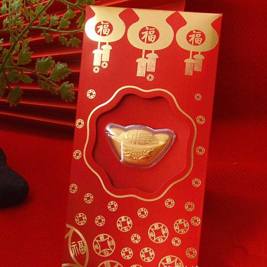 金元寶 立體金幣紅包袋【單入裝】