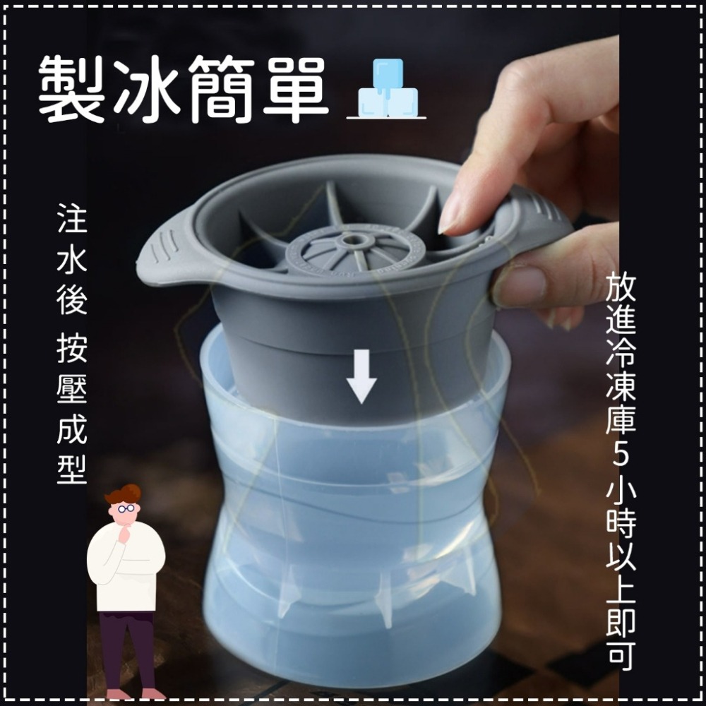 【愛淘購物】冰球模具 威士忌冰球模具 冰格球 製冰模具 製冰盒-細節圖6