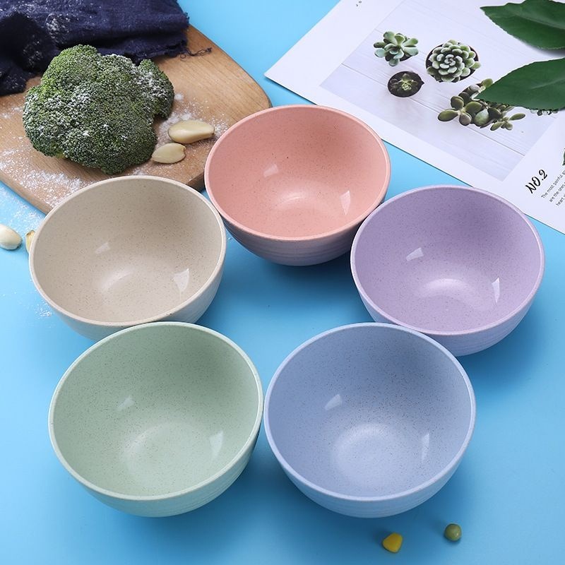【愛淘購物】小麥秸稈餐具 筷子 湯匙杯子 碗 盤子 兒童餐具-規格圖3