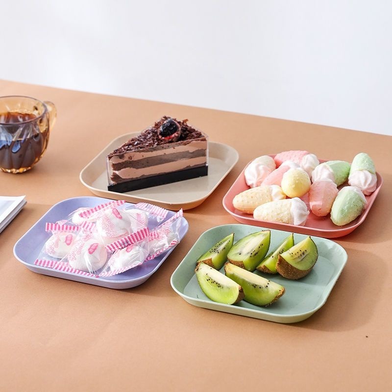 【愛淘購物】小麥秸稈餐具 筷子 湯匙杯子 碗 盤子 兒童餐具-規格圖5