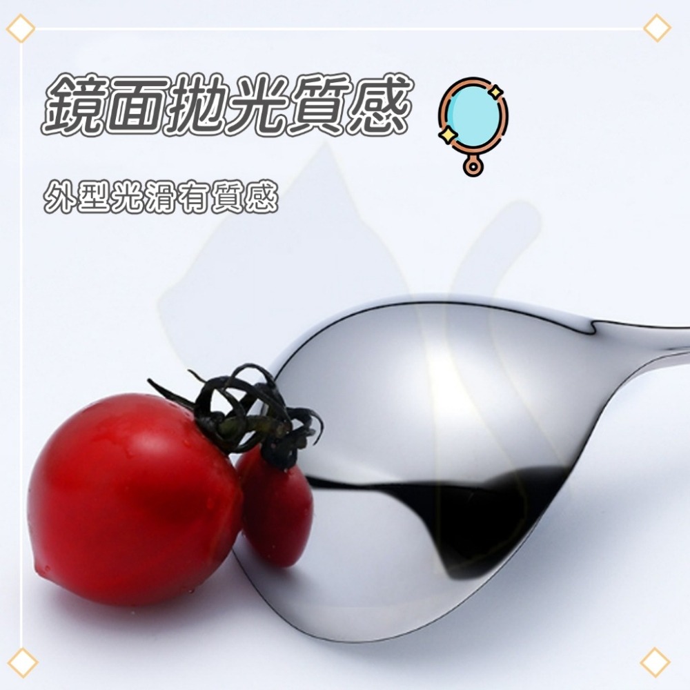 【愛淘購物】不銹鋼湯匙 不鏽鋼湯勺 勺子 調羹 湯匙 湯勺 中式湯匙-細節圖4