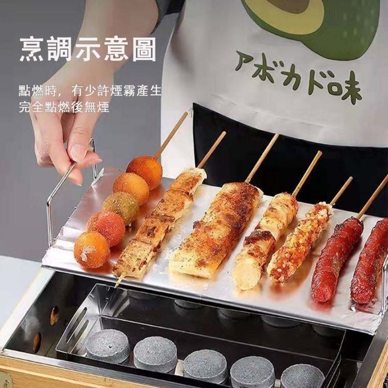 【愛淘購物】果木速燃炭 木炭 果木炭 速燃炭 燒烤炭 炭木 燒烤 烤肉用炭 助燃木炭-細節圖2