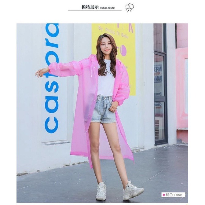 【愛淘購物】雨衣 果凍雨衣 成人款雨衣 兒童款雨衣 非一次性雨衣台灣現貨 EVA雨衣 成人款雨衣-細節圖8