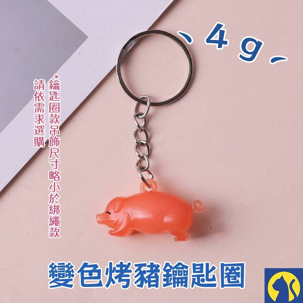 【愛淘購物】變色烤鴨吊飾 鑰匙圈 烤雞 魚 豬 蝦 螃蟹  照射陽光變色 變色烤鴨掛件 汽車掛件吊飾-規格圖8