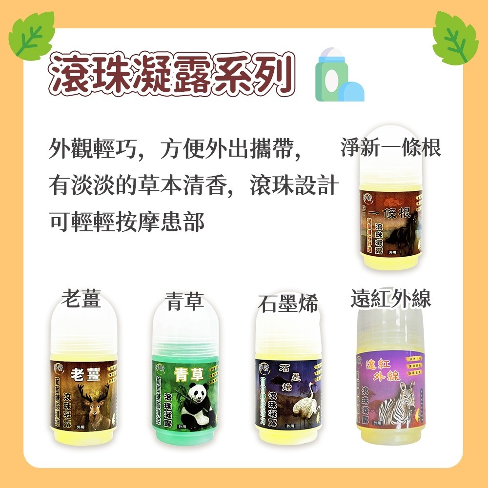 【愛淘購物】淨新 金門一條根 滾珠凝露 滾珠瓶 精油貼布 一條根貼布 金門 貼布-細節圖3