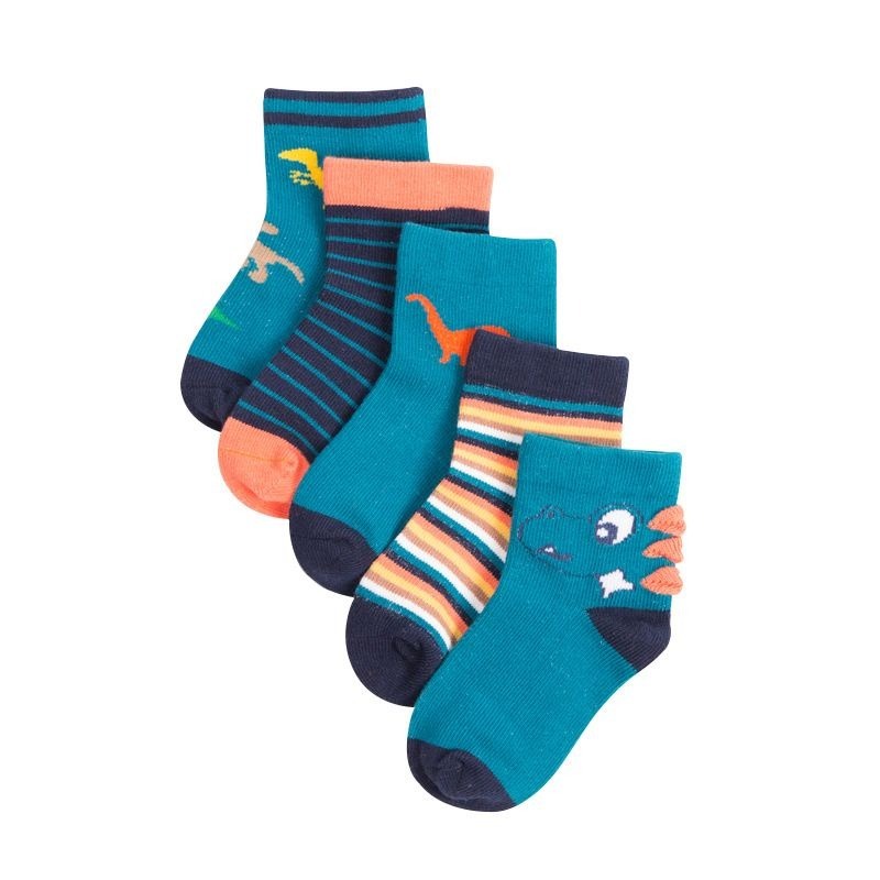 【愛淘購物】兒童襪子 五雙一組 童襪 男童 女童棉質襪子 童襪 男童襪子 女童襪子 透氣襪子-規格圖4