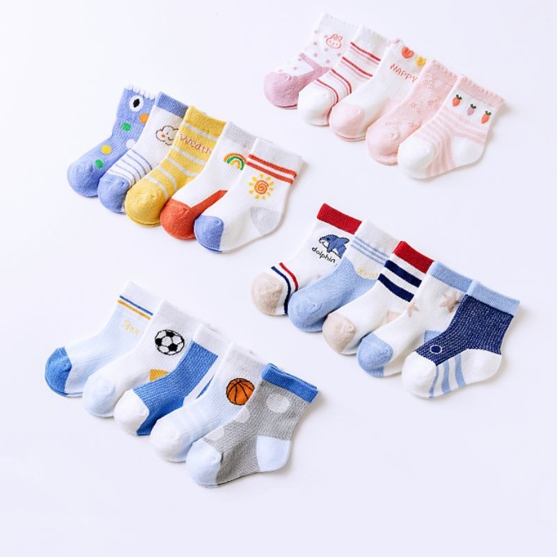 【愛淘購物】兒童襪子 春夏款襪子 透氣網眼襪 寶寶襪子棉質襪子 童襪 男童襪子 女童襪子 透氣襪子-細節圖2