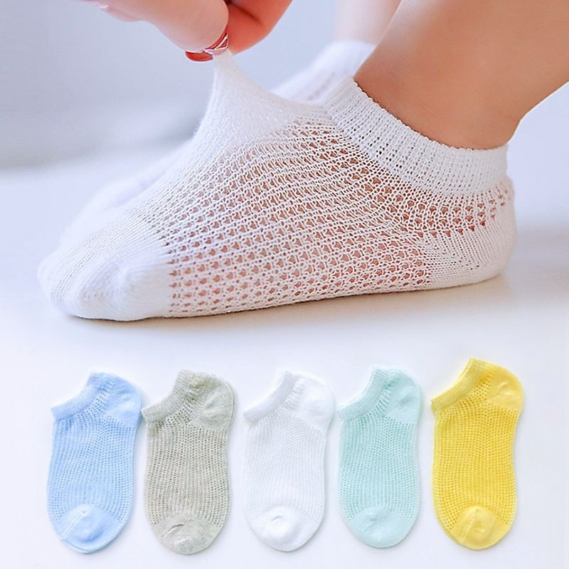 【愛淘購物】兒童襪子 春夏款襪子 透氣網眼襪 寶寶襪子棉質襪子 童襪 男童襪子 女童襪子 透氣襪子-規格圖8