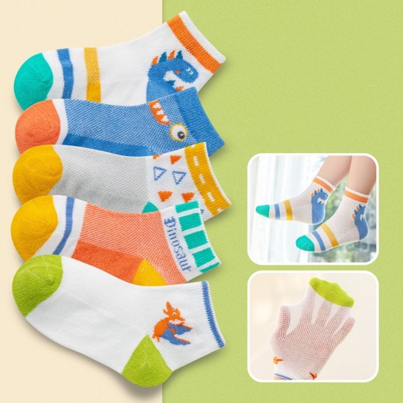 【愛淘購物】韓版兒童襪子 透氣網眼襪 春夏款襪子 寶寶襪子棉質襪子 童襪 男童襪子 女童襪子 透氣襪子-細節圖5