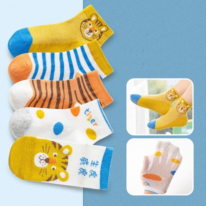 【愛淘購物】韓版兒童襪子 透氣網眼襪 春夏款襪子 寶寶襪子棉質襪子 童襪 男童襪子 女童襪子 透氣襪子-細節圖7